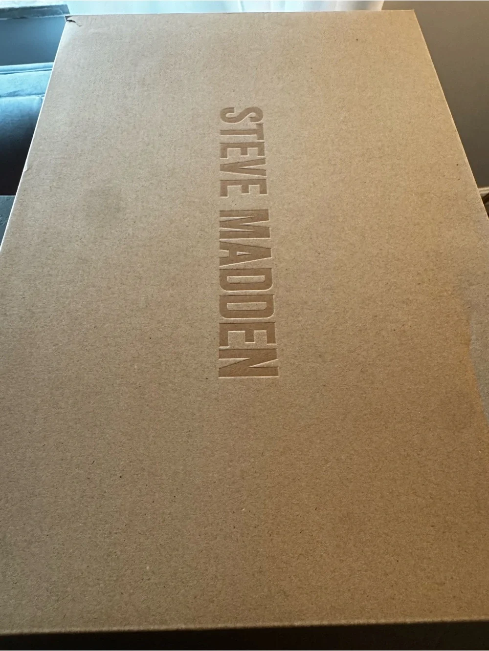 Steve Madden Viktory Cognac Patent Over-the-Knee Stiletto Boot - Brand New